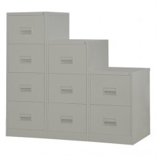 2+3+4 Drawers Filing Cabinet with Recess Handle (Full Set)